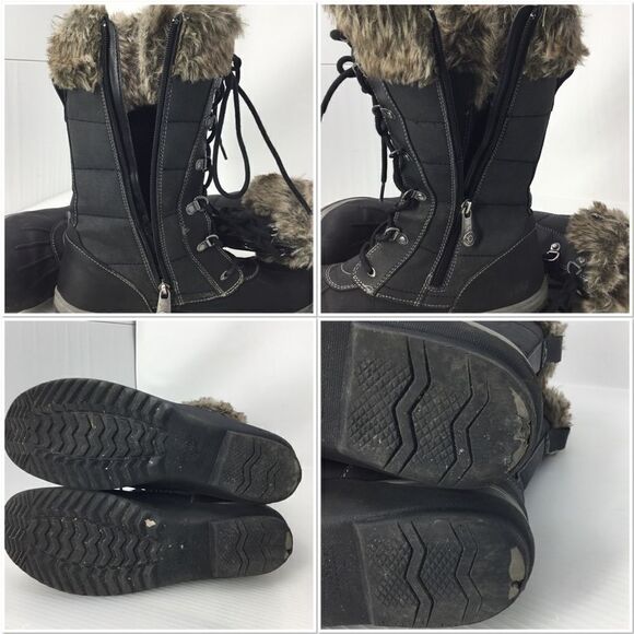 Blondo Sophia Faux Fur Trim Waterproof Boot B10 - Picture 5 of 7